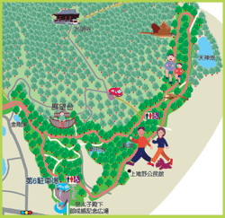 自然散策ゾーンマップ