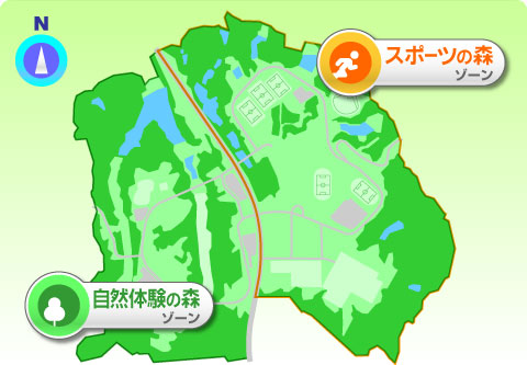 三木総合防災公園の地図