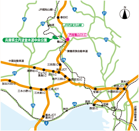 交通アクセスマップ（地図）